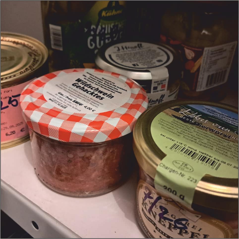 Beispiel Wurstdosenbanderolen